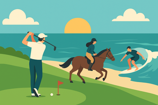 3 in 1: Golf + Hippique + Wavepool
